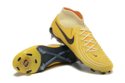 Nike Phantom Luna Elite FG High-Tops Football Boots - Yellow/White/Black
