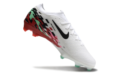 Nike Air Zoom Mercurial Vapor 16 Elite FG Low-Tops Football Boots - White/Black/Pink/Green