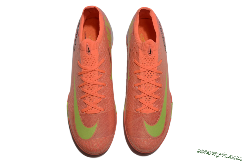 Nike Air Zoom Mercurial Vapor 15 Elite TF Low-Tops Football Shoes - Red/Yellow/White 4
