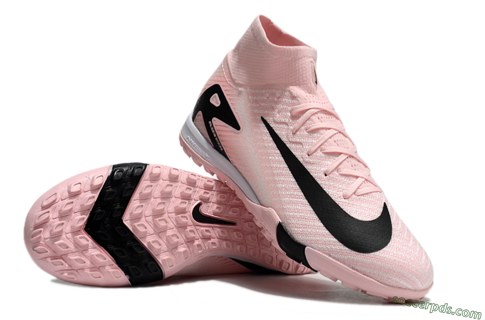 Nike Air Zoom Mercurial Superfly 10 Elite TF High-Tops Football Shoes - Pink/White/Black 3