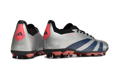 Adidas Predator Elite 24 MG Low-Tops Football Boots - Silver/Blue/Red