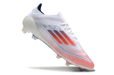 Adidas F50 Elite FG Low-Tops Football Boots - White/Red/Blue