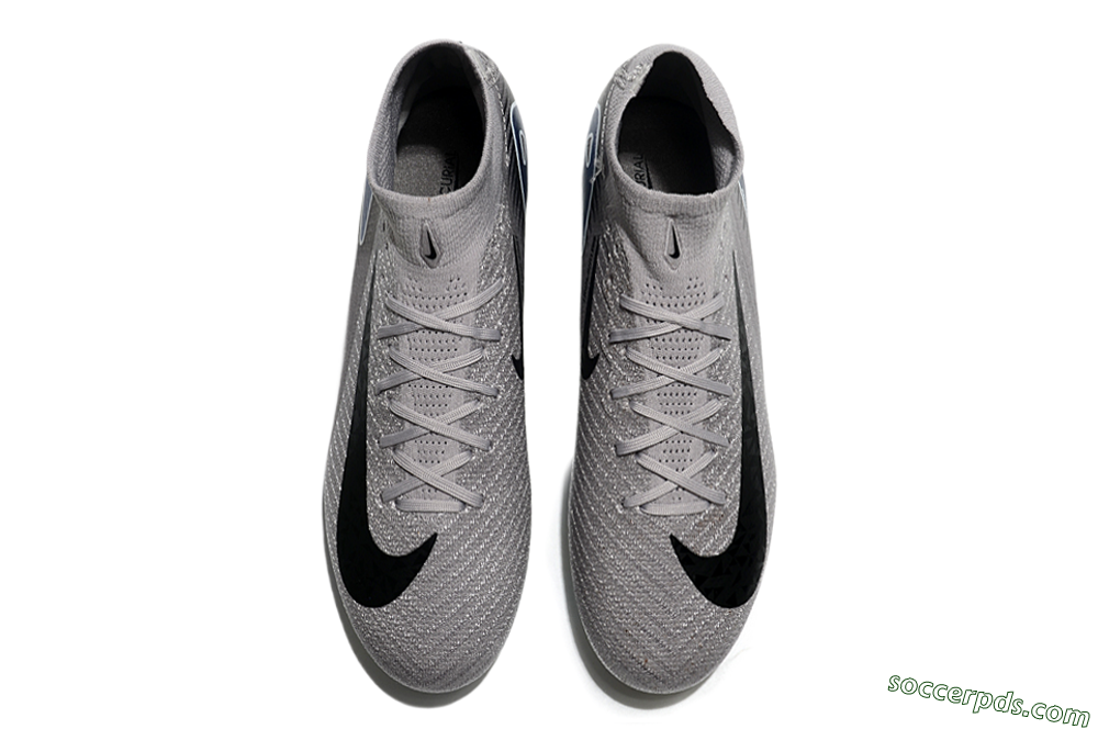 Nike Mercurial Superfly 10 Elite FG High-Tops Football Boots - Grey/Black/Blue/Gold 5