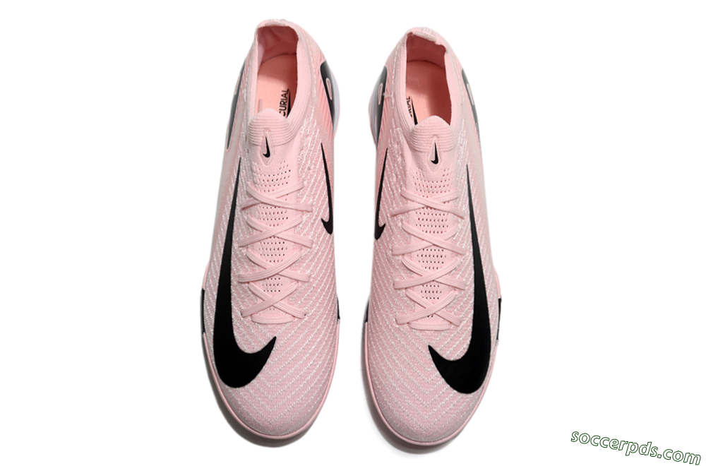 Nike Air Zoom Mercurial Vapor 16 Elite TF Low-Tops Football Shoes - Pink/Black/White 4