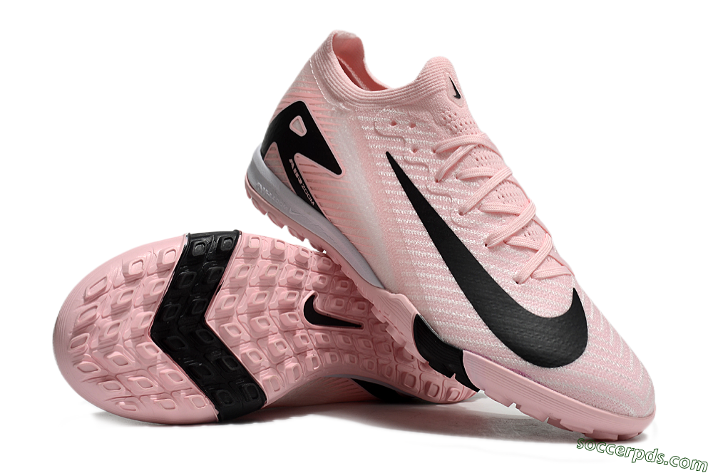 Nike Air Zoom Mercurial Vapor 16 Elite TF Low-Tops Football Shoes - Pink/Black/White 3