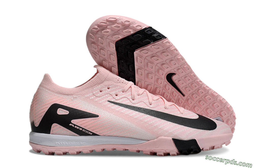 Nike Air Zoom Mercurial Vapor 16 Elite TF Low-Tops Football Shoes - Pink/Black/White 1