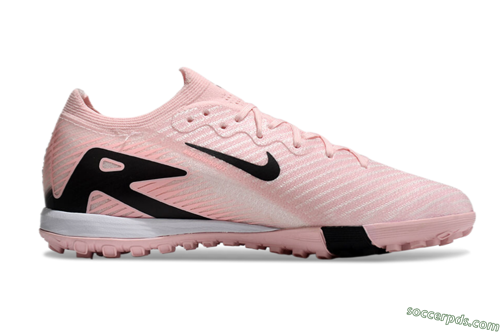 Nike Air Zoom Mercurial Vapor 16 Elite TF Low-Tops Football Shoes - Pink/Black/White 7