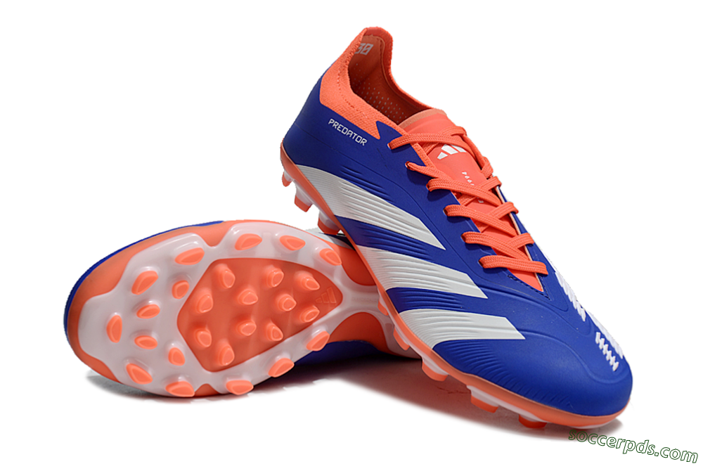Adidas Predator Elite 24 MG Low-Tops Football Boots - Blue/White/Red 3