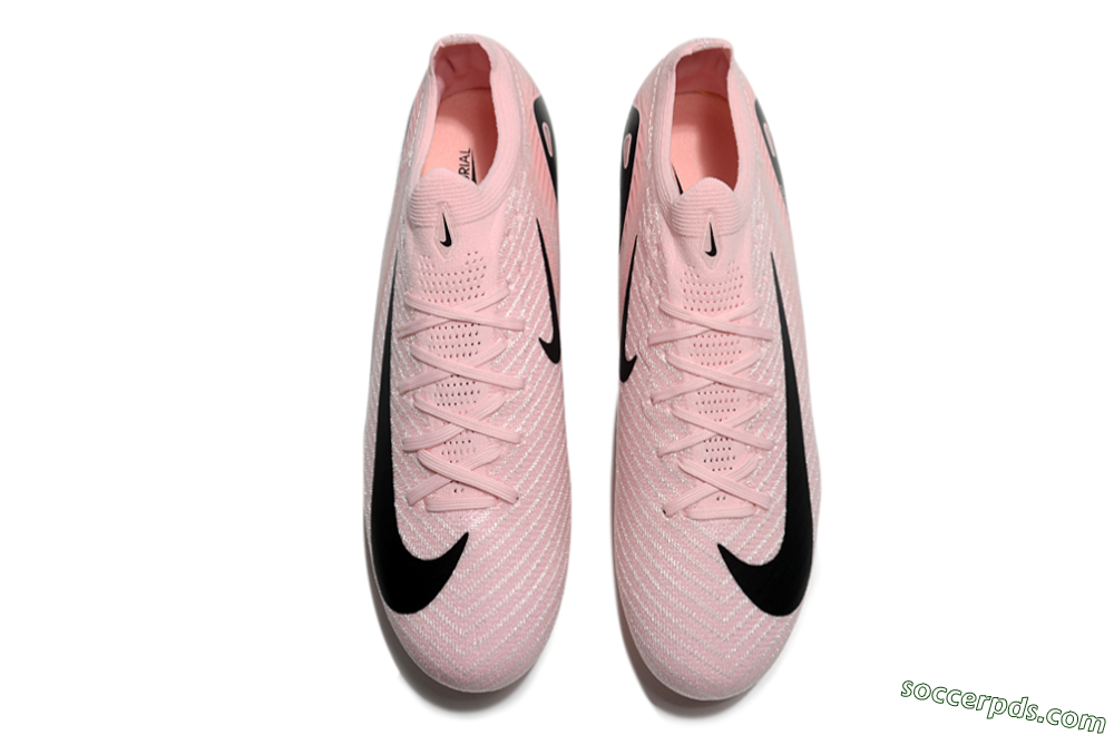 Nike Air Zoom Mercurial Vapor 16 Elite FG Low-Tops Football Boots - Pink/Black/White 4