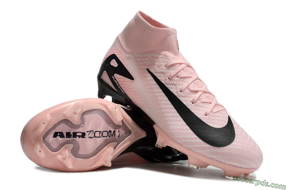 Nike Air Zoom Mercurial Superfly 10 Elite FG High-Tops Football Boots - Pink/White/Black 3