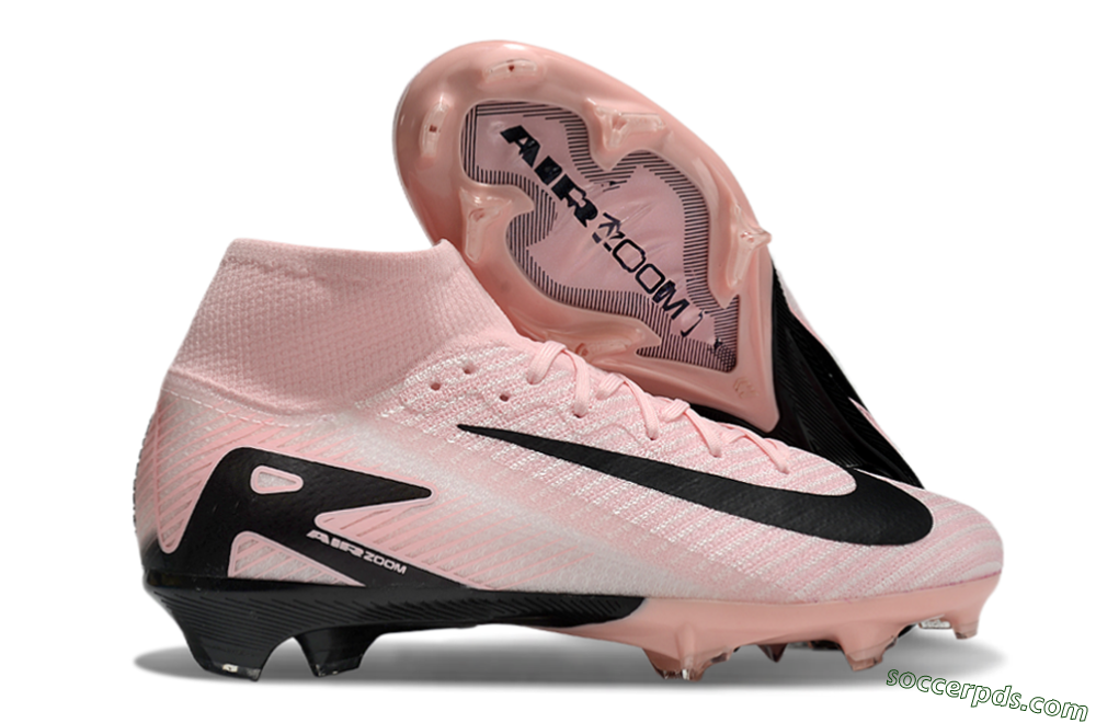 Nike Air Zoom Mercurial Superfly 10 Elite FG High-Tops Football Boots - Pink/White/Black 1