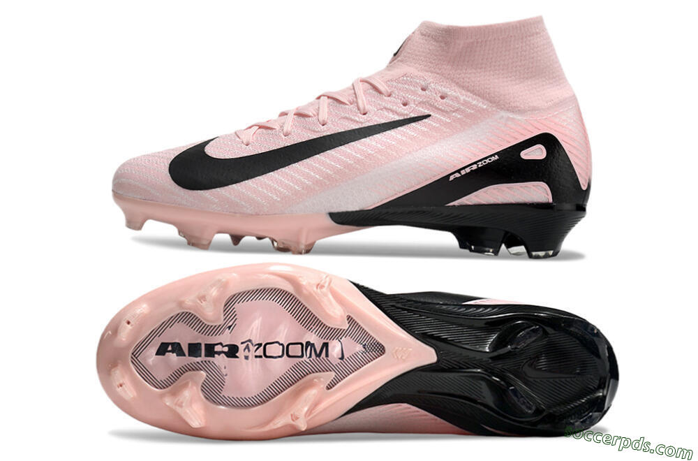 Nike Air Zoom Mercurial Superfly 10 Elite FG High-Tops Football Boots - Pink/White/Black 0