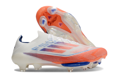 Adidas F50+ Lightstrike Pro FG Low-Tops Football Boots - White/Red/Blue