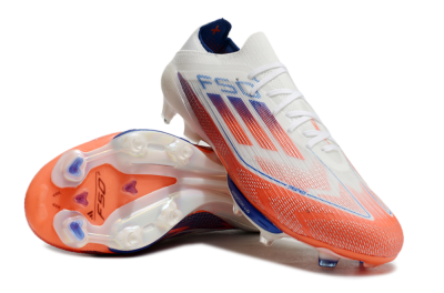 Adidas F50+ Lightstrike Pro FG Low-Tops Football Boots - White/Red/Blue