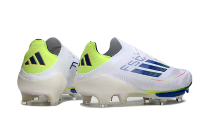 Adidas F50+ Lightstrike Pro FG Low-Tops Football Boots - White/Blue/Yellow
