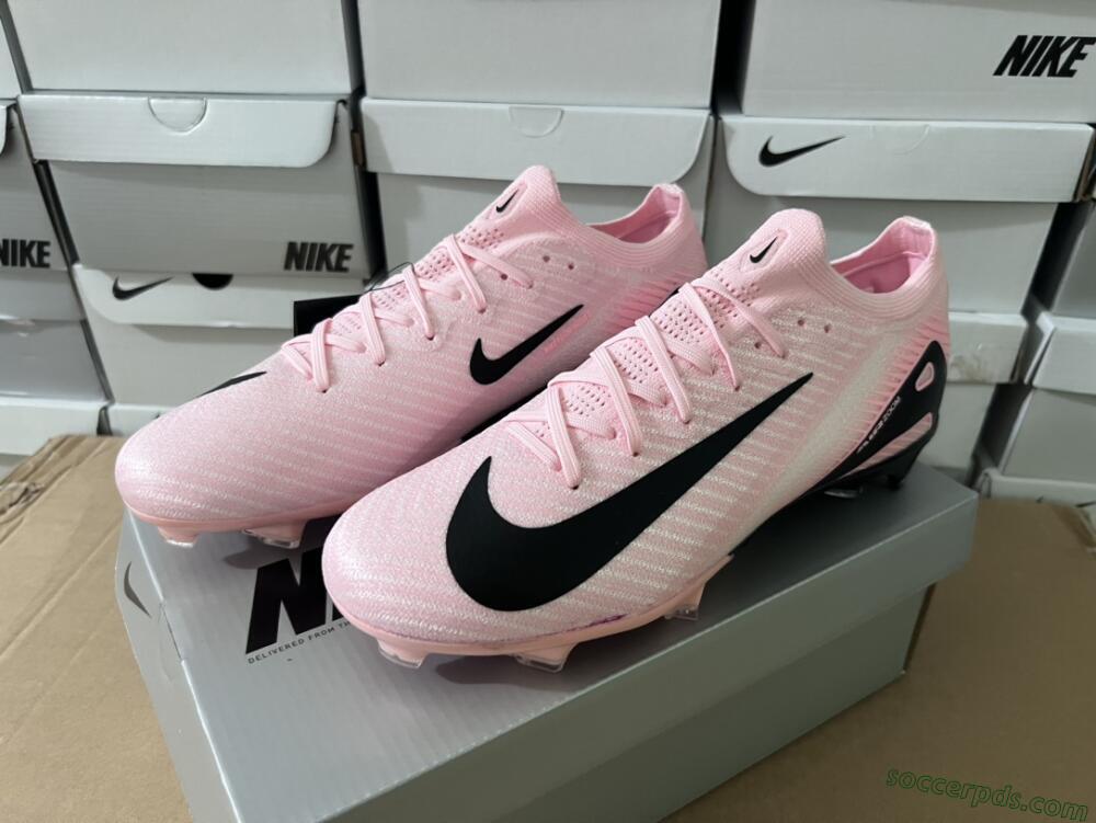 Nike Air Zoom Mercurial Vapor 16 Elite FG Low-Tops Football Boots - Pink/Black/White