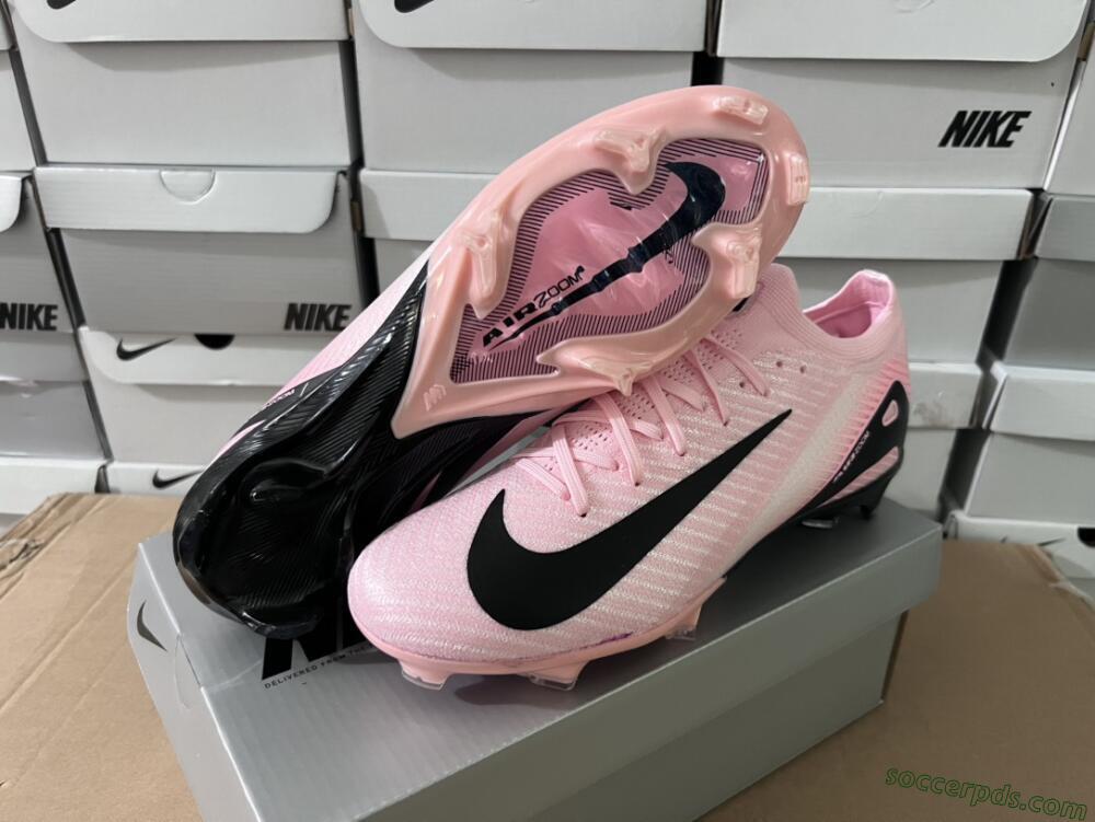 Nike Air Zoom Mercurial Vapor 16 Elite FG Low-Tops Football Boots - Pink/Black/White