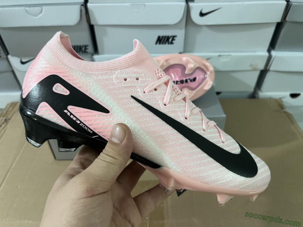 Nike Air Zoom Mercurial Vapor 16 Elite FG Low-Tops Football Boots - Pink/Black/White