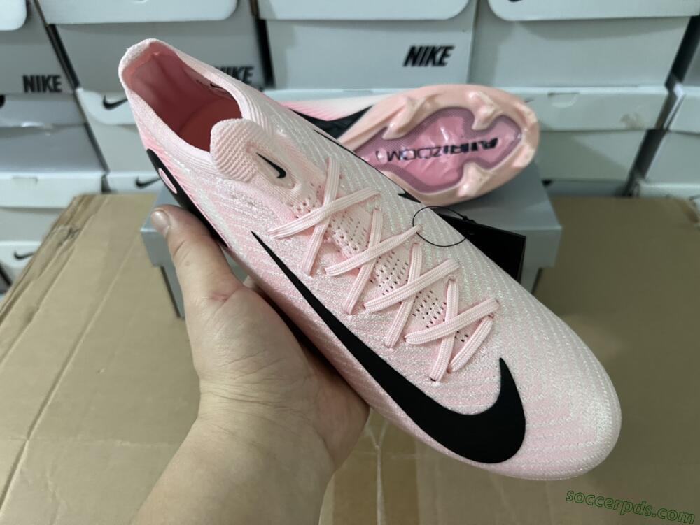 Nike Air Zoom Mercurial Vapor 16 Elite FG Low-Tops Football Boots - Pink/Black/White