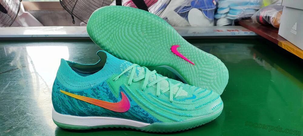 Nike Phantom GX 2 Elite IC Low-Tops Football Shoes - Jade/Pink/Orange