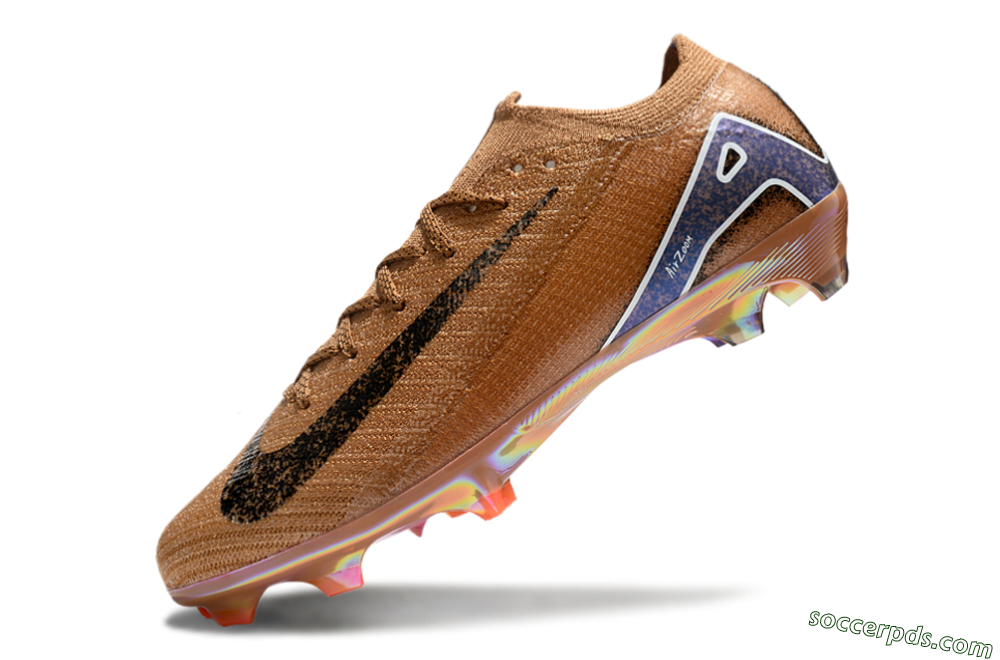 Nike Air Zoom Mercurial Vapor 16 Elite FG Low-Tops Football Boots - Gold/Blue/White 5