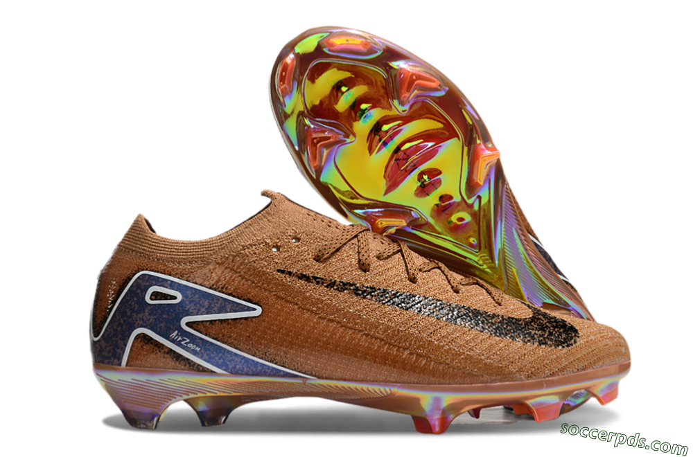 Nike Air Zoom Mercurial Vapor 16 Elite FG Low-Tops Football Boots - Gold/Blue/White 1