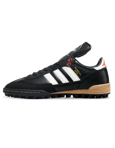 Adidas Mundial Team Astro TF Low-Tops Football Shoes - Black/White/Red