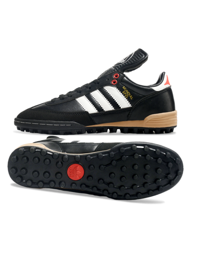 Adidas Mundial Team Astro TF Low-Tops Football Shoes - Black/White/Red