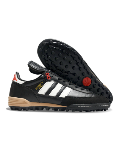 Adidas Mundial Team Astro TF Low-Tops Football Shoes - Black/White/Red
