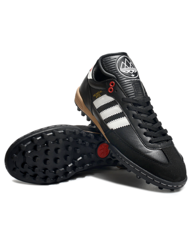 Adidas Mundial Team Astro TF Low-Tops Football Shoes - Black/White/Red