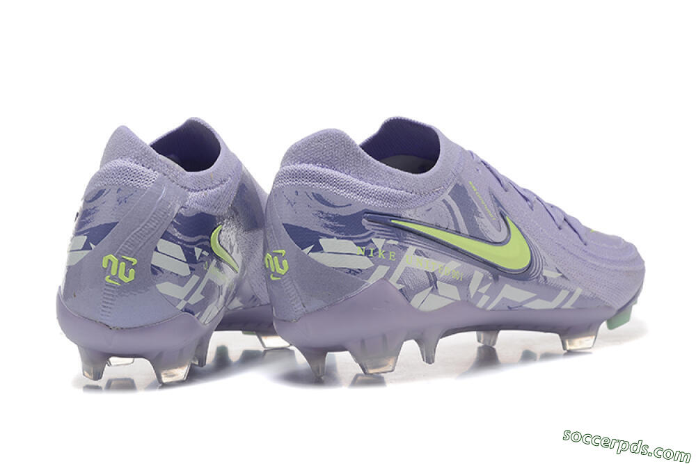 Nike Phantom Luna Elite FG Low-Tops Football Boots - Purple/Yellow/White 9