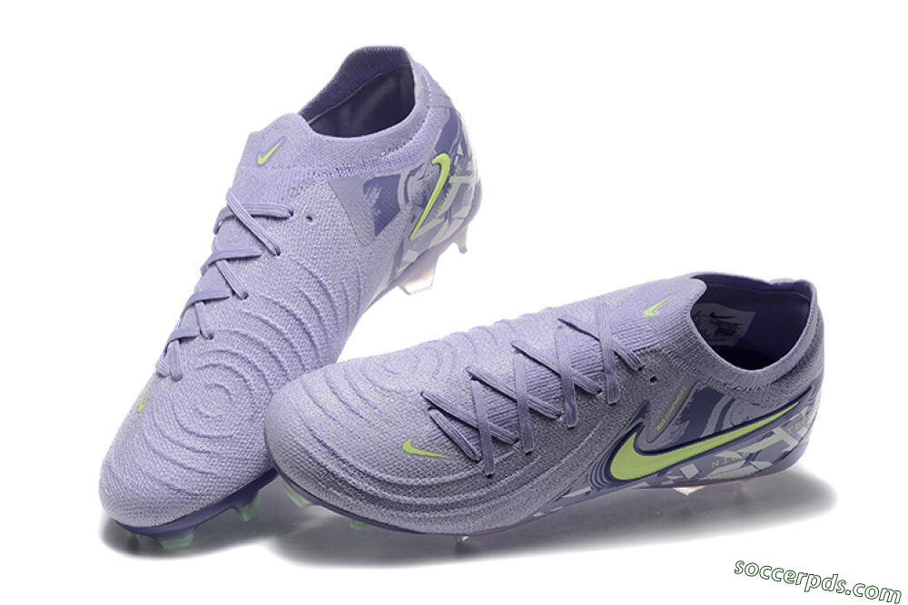 Nike Phantom Luna Elite FG Low-Tops Football Boots - Purple/Yellow/White 6