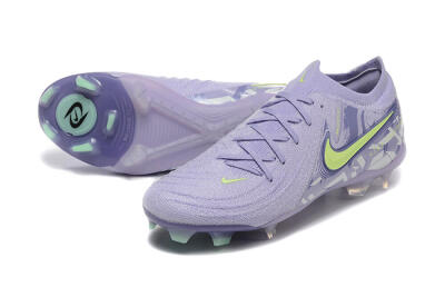 Nike Phantom Luna Elite FG Low-Tops Football Boots - Purple/Yellow/White