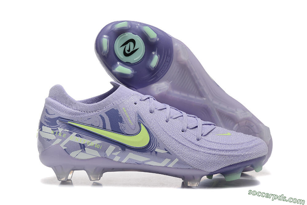 Nike Phantom Luna Elite FG Low-Tops Football Boots - Purple/Yellow/White 1