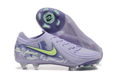 Nike Phantom Luna Elite FG Low-Tops Football Boots - Purple/Yellow/White