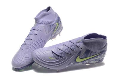 Nike Phantom Luna Elite FG High-Tops Football Boots - Purple/Yellow/White
