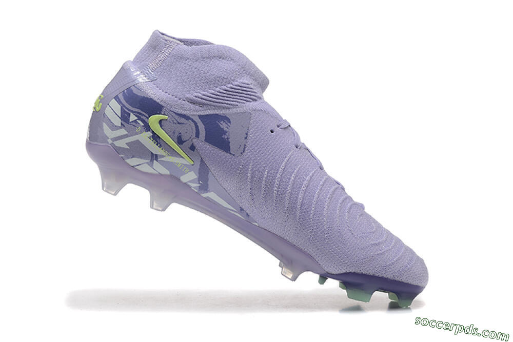 Nike Phantom Luna Elite FG High-Tops Football Boots - Purple/Yellow/White 7