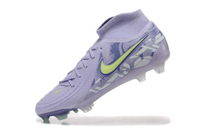 Nike Phantom Luna Elite FG High-Tops Football Boots - Purple/Yellow/White