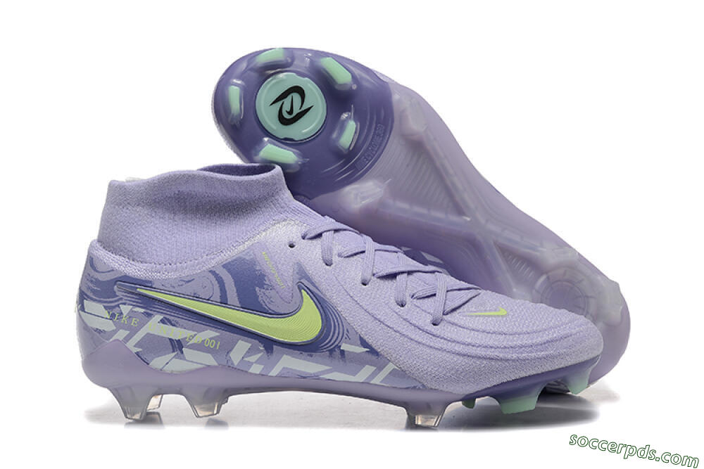 Nike Phantom Luna Elite FG High-Tops Football Boots - Purple/Yellow/White 1