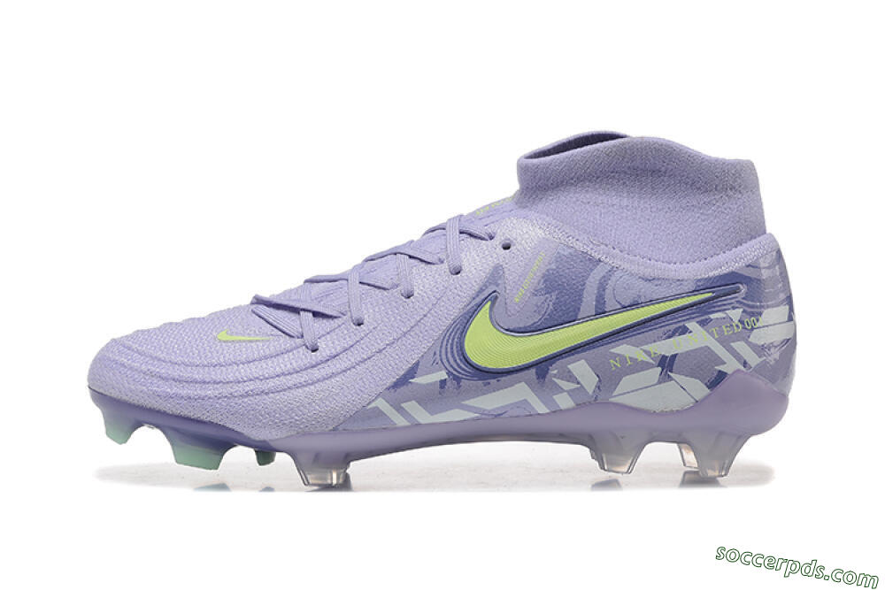 Nike Phantom Luna Elite FG High-Tops Football Boots - Purple/Yellow/White 2