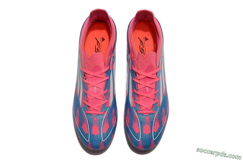 Adidas F50 Elite MG Low-Tops Football Boots - Blue/White/Red 4