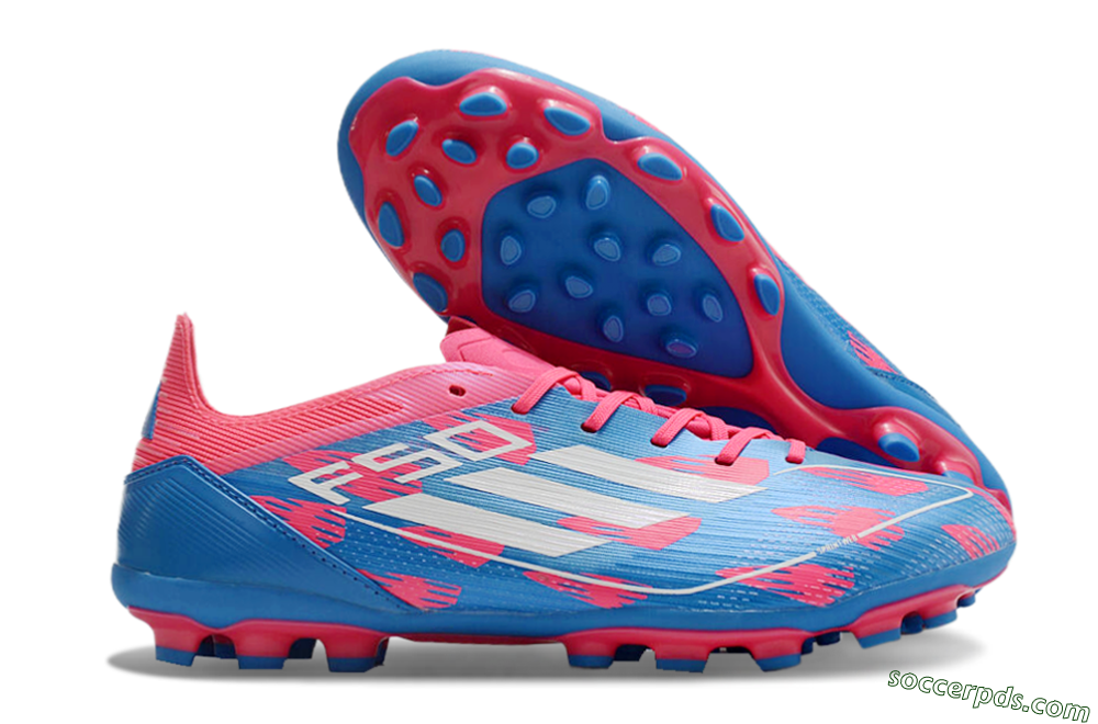 Adidas F50 Elite MG Low-Tops Football Boots - Blue/White/Red 1