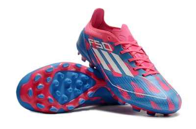 Adidas F50 Elite MG Low-Tops Football Boots - Blue/White/Red