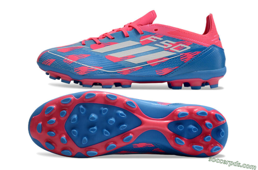 Adidas F50 Elite MG Low-Tops Football Boots - Blue/White/Red 0