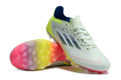 Adidas F50 Elite MG Low-Tops Football Boots - Jade/Blue/Yellow