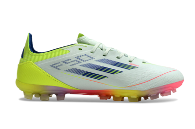 Adidas F50 Elite MG Low-Tops Football Boots - Jade/Blue/Yellow