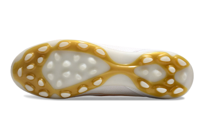 Adidas F50 Elite MG Low-Tops Football Boots - White/Gold