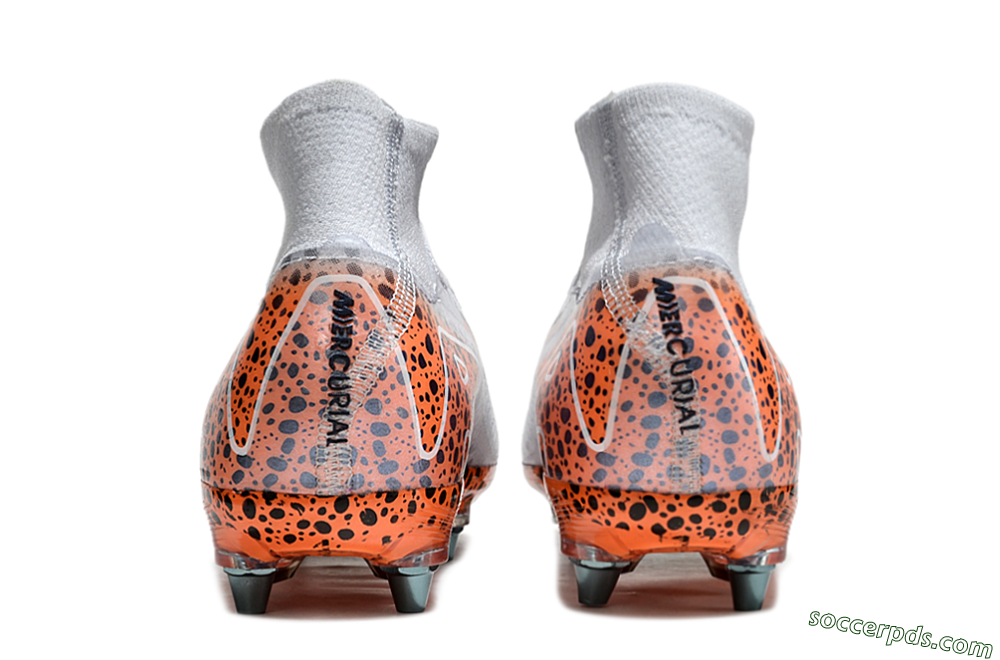 Nike Air Zoom Mercurial Superfly 10 Elite SG High-Tops Football Boots - Grey/Black/Leopard 5