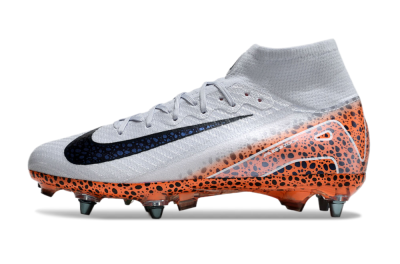 Nike Air Zoom Mercurial Superfly 10 Elite SG High-Tops Football Boots - Grey/Black/Leopard