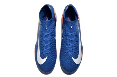 Nike Air Zoom Mercurial Superfly 10 Elite TF High-Tops Football Shoes - Blue/White/Orange